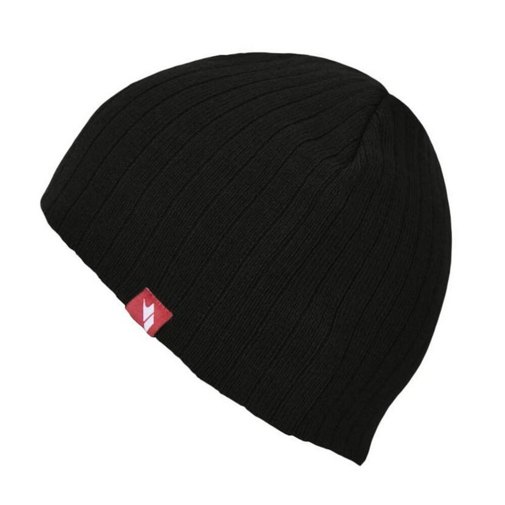 Trespass Mens Stagger Knitted Beanie Hat / Black